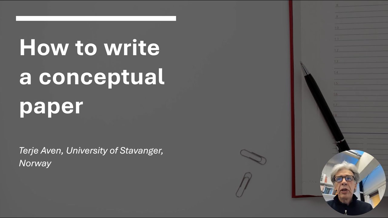 How to write a conceptual paper - YouTube