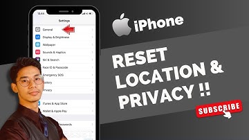 Reset Location and Privacy Settings on iPhone !