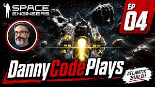 🚀 A New Survival Let's Play! | SPACE ENGINEERS Survival EP 04 - Starting Atlantis Spaceship 🩵