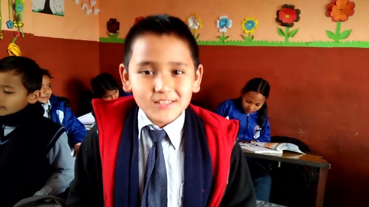 Awesome singing skill shown by the student of grade 3 back then in 2018