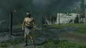 Naked Samurai Burn Down Logging Base Ghost of Tsushima