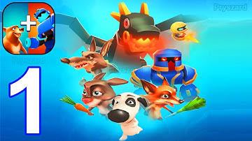 Animal Merge - Evolution Games - Gameplay Walkthrough Part 1 Tutorial Levels 1-20 (iOS, Android)