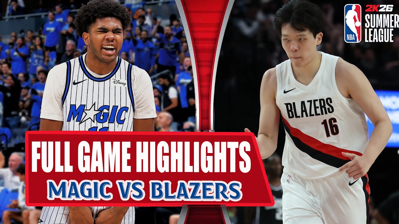 Orlando Magic vs Portland Trail Blazers | NBA Summer League 2026