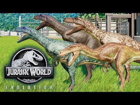 Видео: Герреразавр Обзор и Битвы динозавров Jurassic World Evolution Herrerasaurus