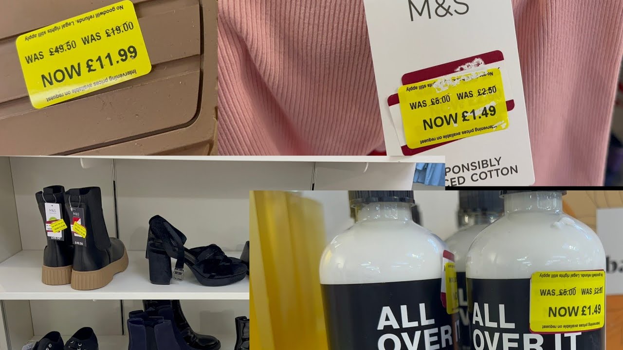 YELLOW STICKERS SALE/ MARKS AND SPENCER
