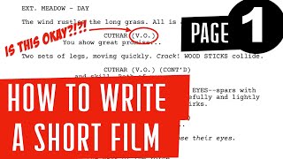 Screenwriting for Beginners - How to Write a Short Film (Page 1)