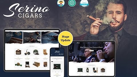 Prestashop Theme Serino Cigars - Premium Tobacco, Cigars & Pipes