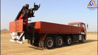 Eicher Pro 6035 BS6 Drop Side Truck Body with Palfinger PK 15500 Mounted Crane|SHREE KANAIYA DUMPER|
