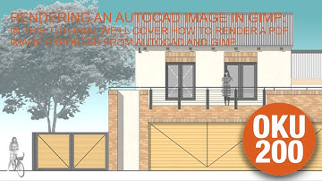 RENDERING AN AUTOCAD IMAGE IN GIMP
