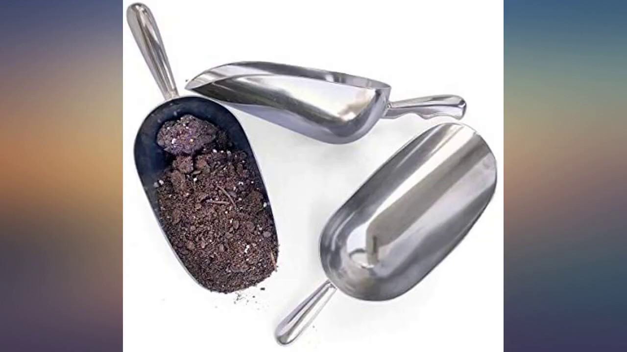 Raw Rutes - Aluminum Garden Scoop Set - Hardware Store Style - Perfect for Potting review