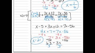 Alg 2 9.6 day 2 Solving Rational Equations