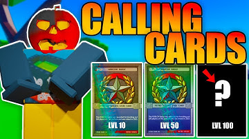 *ARSENAL NEW HOLO-EFFECT CALLING CARD*(Roblox Arsenal)