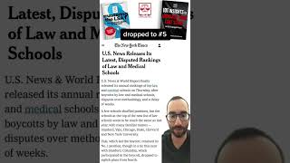 US News Releases Its Latest Disputed Rankings of Law and Medical Schools