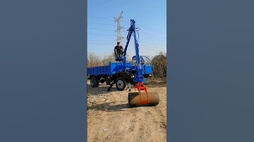 like with the car to grab wood machine#Small rotary wood grab machine#Agricultural four-wheel drive