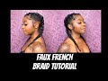 Faux French Braid Tutorial for Natural Hair