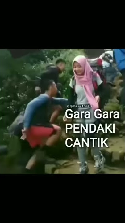 Status WhatsApp Lucu | Gara-gara Pendaki Cantik