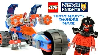 LEGO® Nexo Knights 70319 Macy's Thunder Mace w/ a Macy Bot & a Crust Smasher Official Set