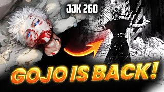 JJK Chapter 260 Spoilers || Gojo is back 🤯🤯🤯 #anime #gojo #jujutsukaisen