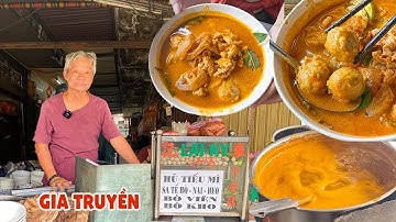 Quán HỦ TIẾU SA TẾ BÒ VIÊN Lụp Xụp Hơn Nửa Thế Kỷ đông khách nhờ công thức gia truyền gốc Triều Châu