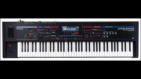 Roland Juno Stage - Keyboard Demo