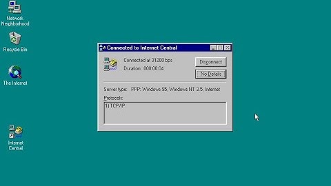 Retro Windows 95 Dial-Up Modem