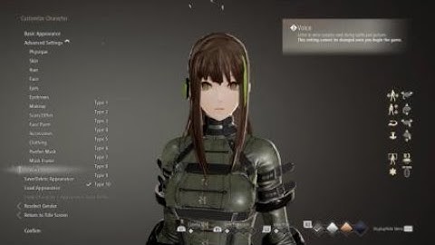 Code Vein M4A1 MOD3 character creator tutorial