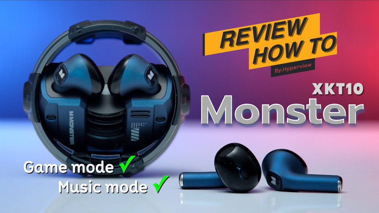 หูฟังบลูทูธโคตรดี Monster รุ่น Xkt10 ดีไซส์สุดล้ำ วัสดุเทพ เสียงดีเกินคาด I  Hyper Review Ep. 198 - Youtube