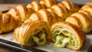 Download Lagu Geen vouwen nodig! De eenvoudigste methode voor croissants die je ooit hebt gezien! MP3