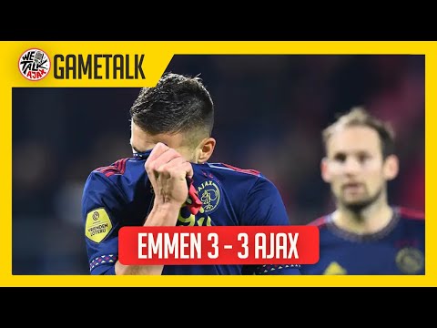 GameTalk Emmen 3 - 3 Ajax: "We need to hit the reset button." (David)