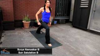 How to Do Sun Salutation B (Surya Namaskar), from OmGal.com