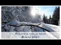 Neve sulle Dolomiti e polenta nel bosco. Buon 2021!