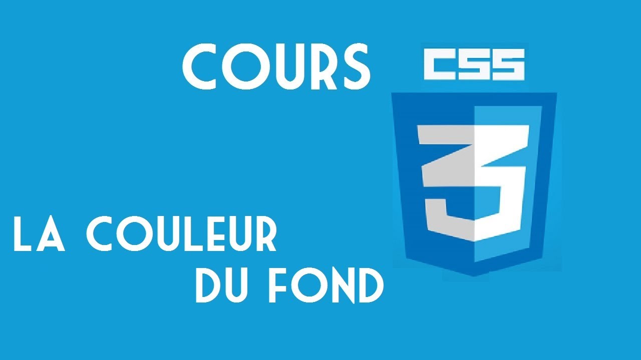 11 Html Css La Couleur Du Fond