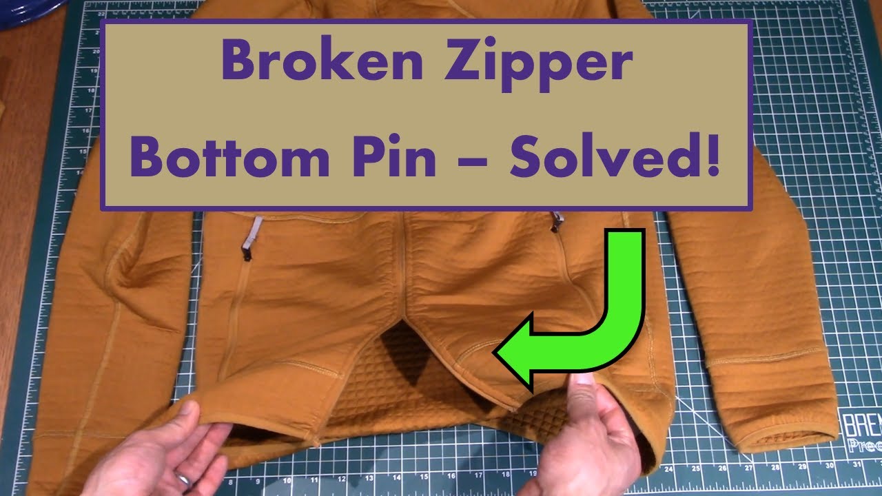 How to Fix the Bottom of a Zipper