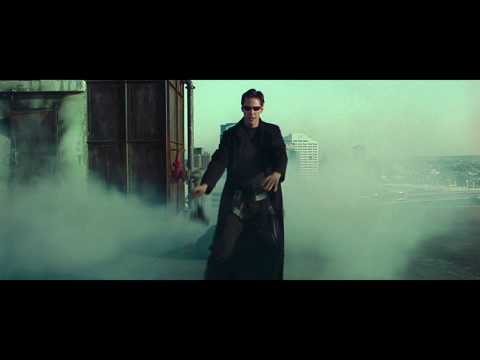 The Matrix (1999) (4K HDR) - First live action Bullet time