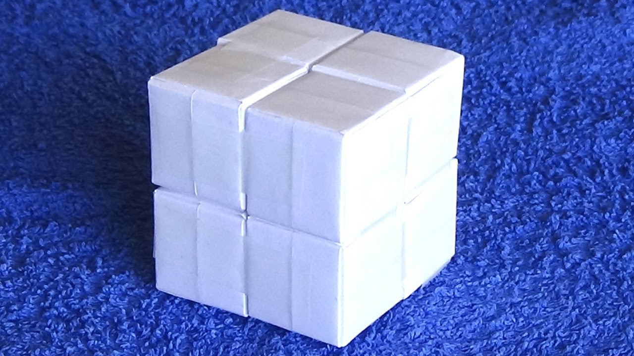 Cubo Rubik De Papel CUBO INFINITO de Papel Fácil de hacer - YouTube