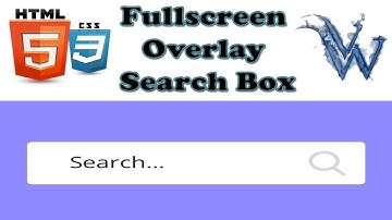 Bootstrap search bar 2018 | Full Screen Search Box CSS