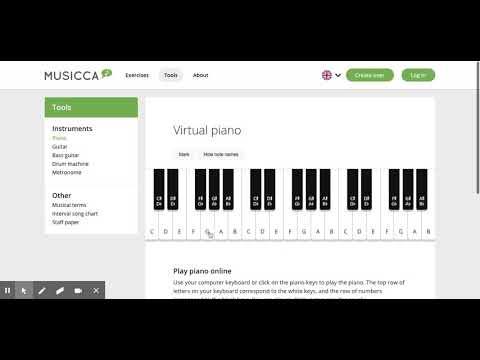 Piano Online - Piano Online peli verkossa