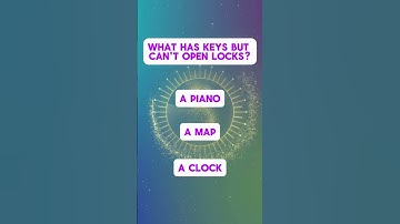 What Has Keys But Can