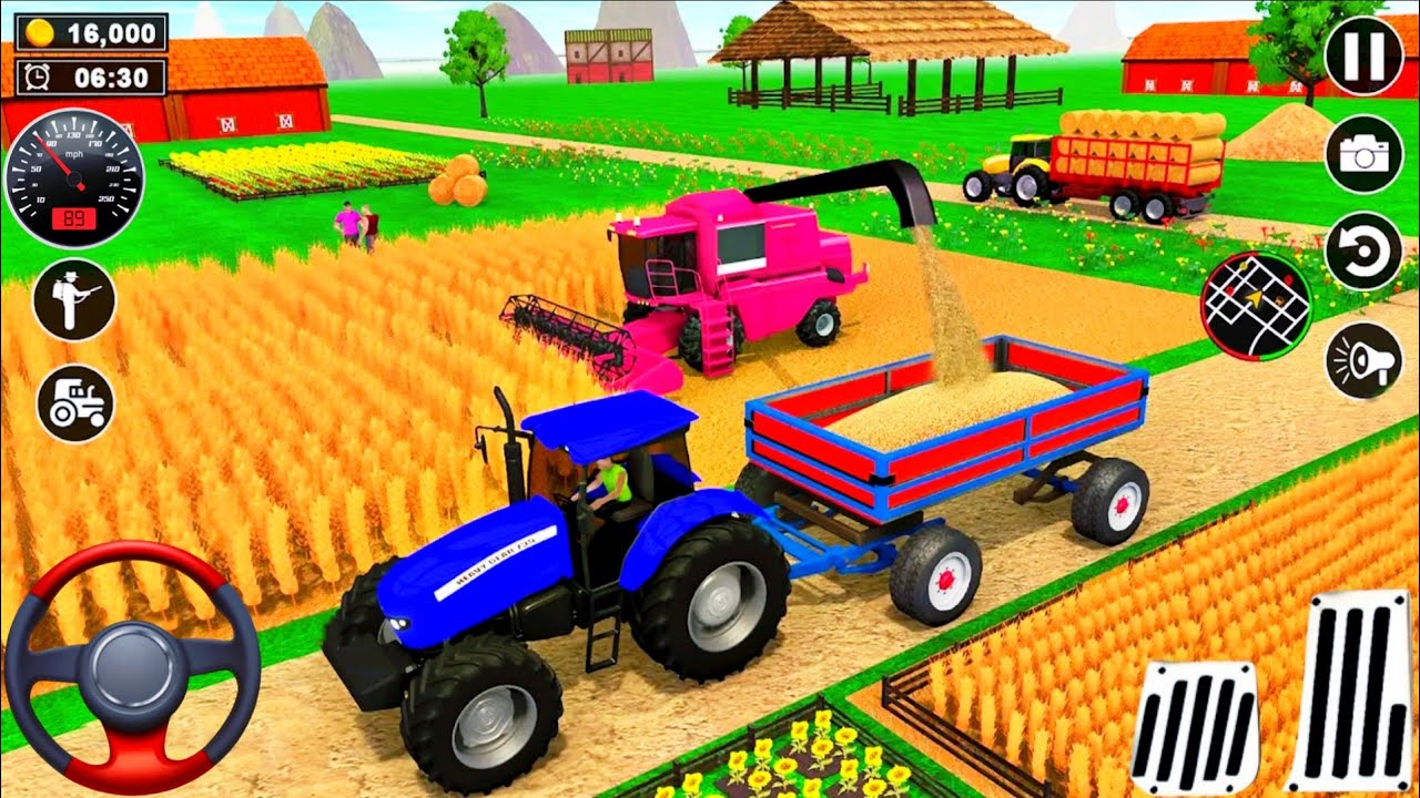 Tractor Simulator 2026 - Indian Farm Tractor Driving Games - Farming Tractor 3D - Android GamePlay