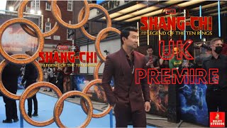 Simu Liu has gone to London for Shang Chi and the Legend of the Ten Rings UK premiere