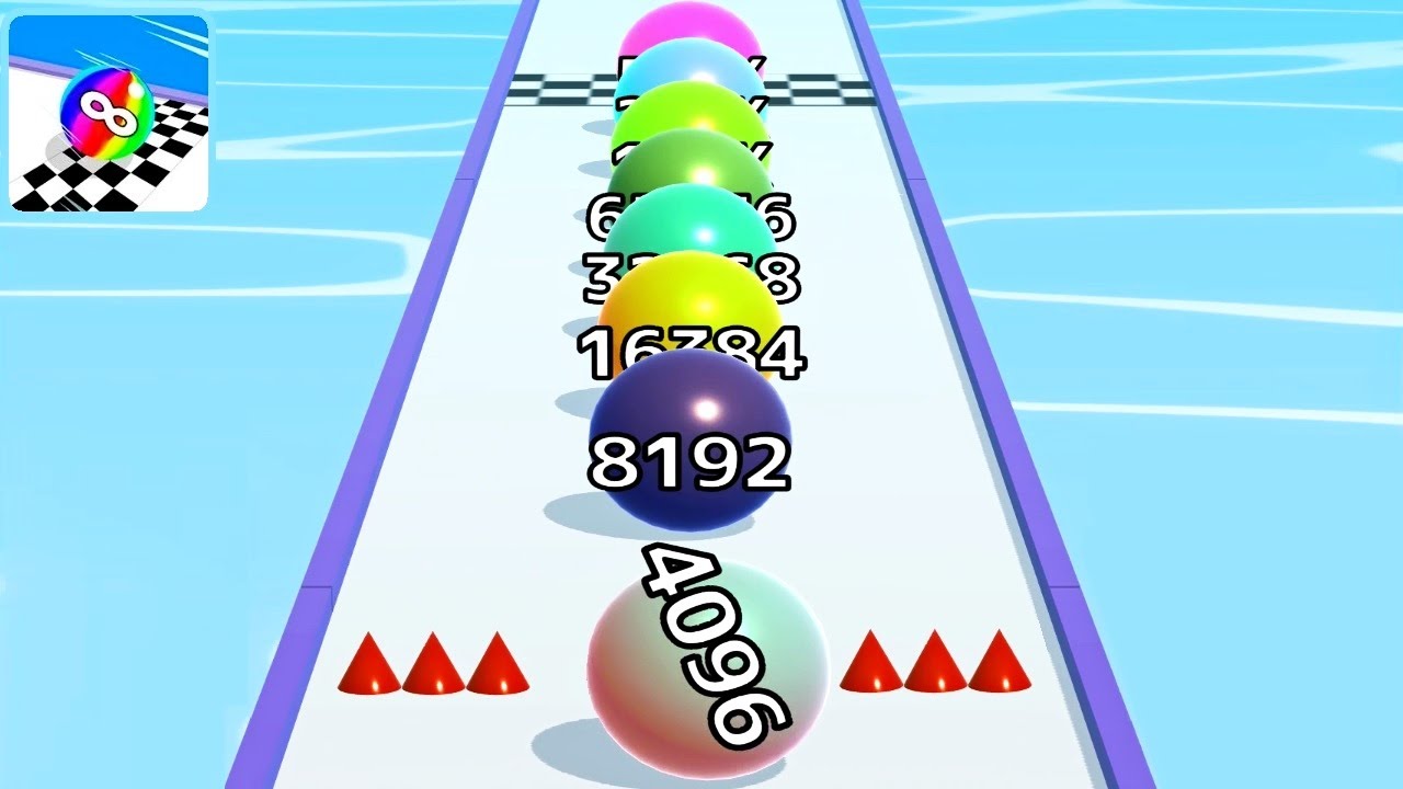 Ball Run Infinity Number Up To (128M, 256M, 512M, 1024M) ! All Levels ...