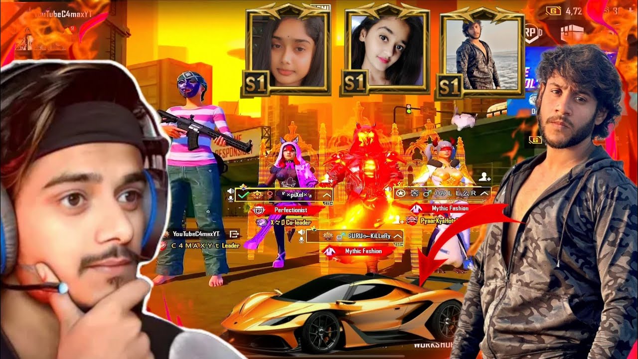 🔥Challenged Mythic Fashion Toxic Boy Girl Squad teammates with M4 for 1V3 TDM😈💀-SAMSUNG,A3,A5,