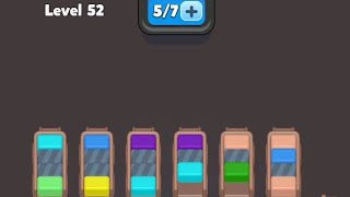 Car Loop Block Sort Level 52 Walkthrough Gameplay Android,iOS 