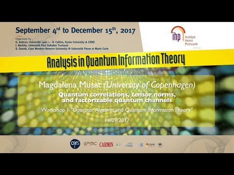 Quantum correlations, tensor