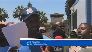 Walvis Bay Municipal workers protest against alleged bullying, mismanagement of funds - nbc