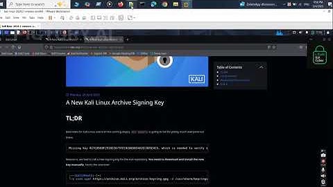 Fix Kali Linux Update Error | New Signing Key Issue Explained
