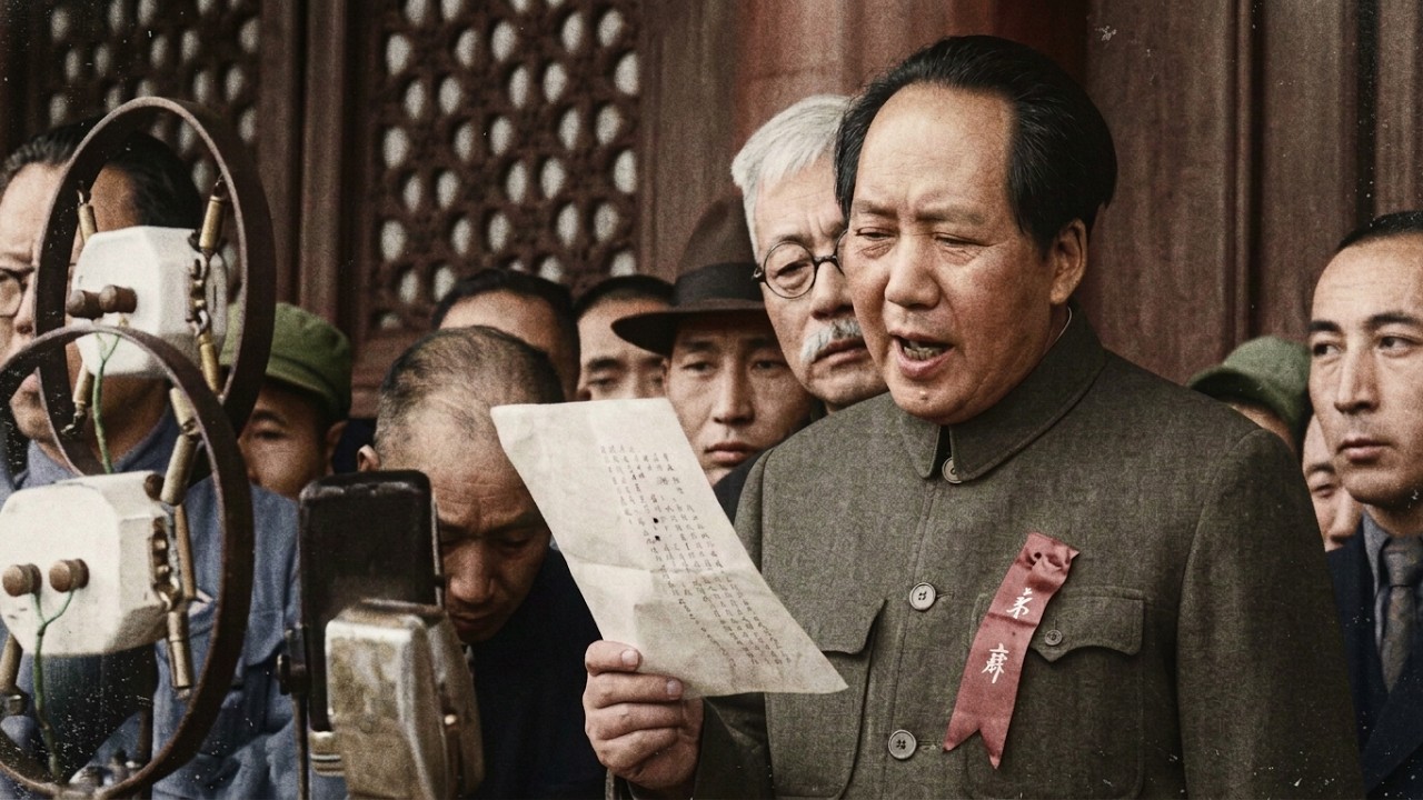 Restored Speech of Mao Zedong from 1949: Insights from Tiananmen Square – Video