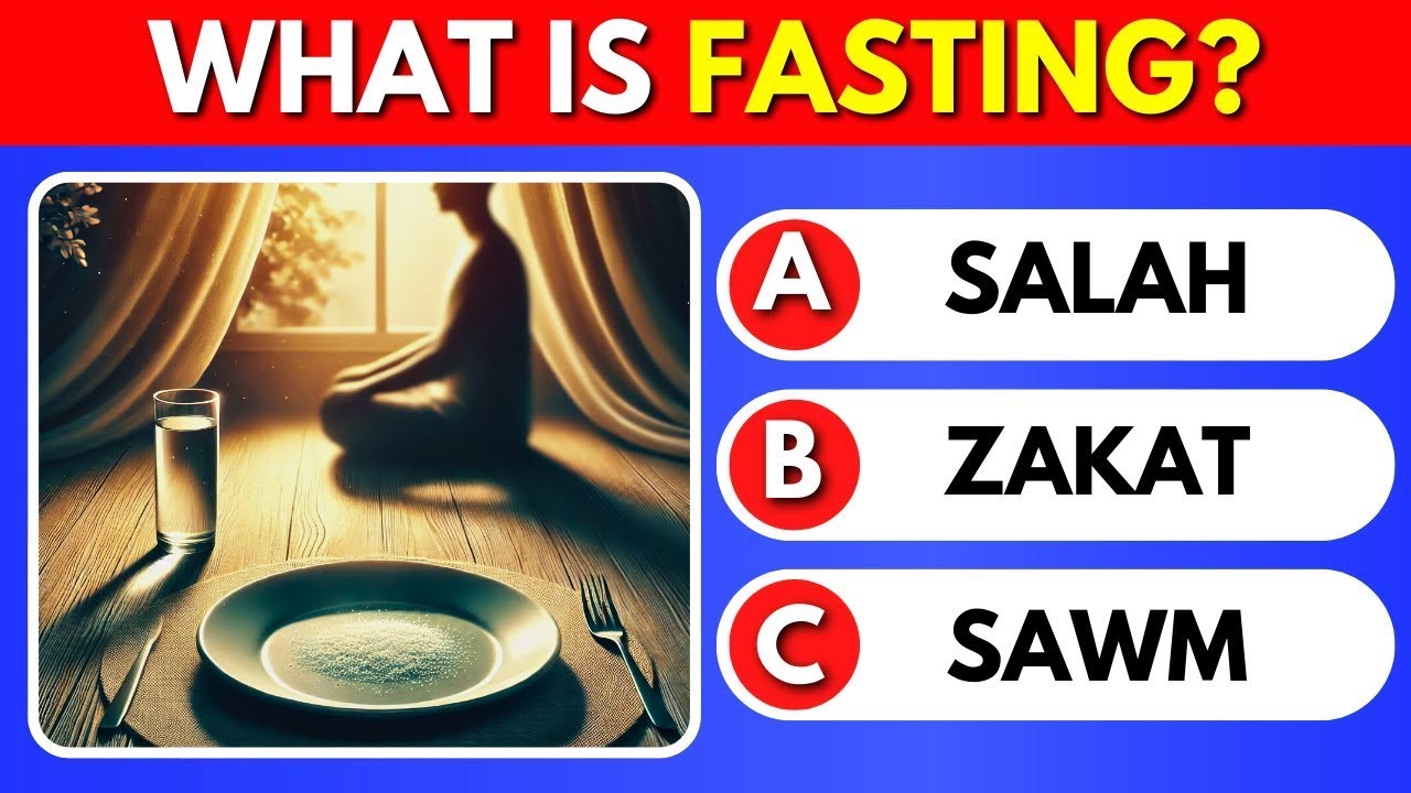 Ramadan Fasting Quiz Trivia 🍔❌ Islam Quiz