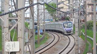 東京メトロ18000系急行中央林間行き、東急2020系ラッピング車など@田園都市線宮崎台～宮前平（2022.04）