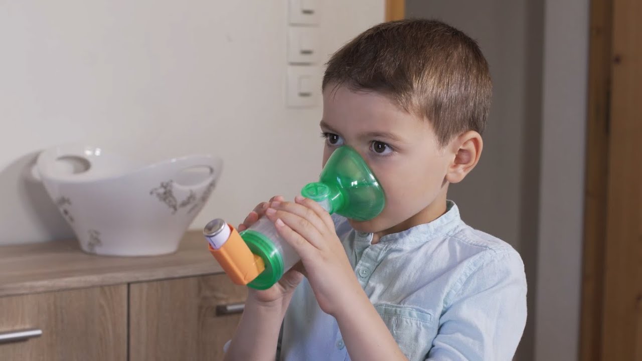 Able Spacer 2 Enfant Chambre d'Inhalation Avec Masque Pour Enfant